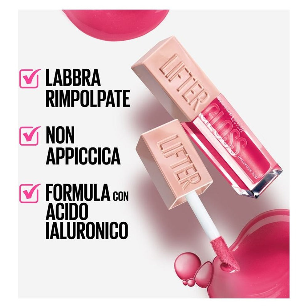 Maybelline Lifter Gloss - Lucidalabbra Con Acido Ialuronico