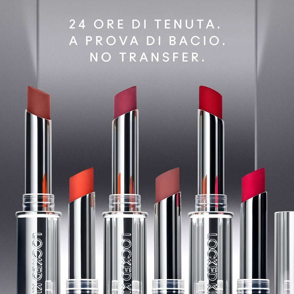 MAC Locked Kiss Lipstick 24hr - Rossetto