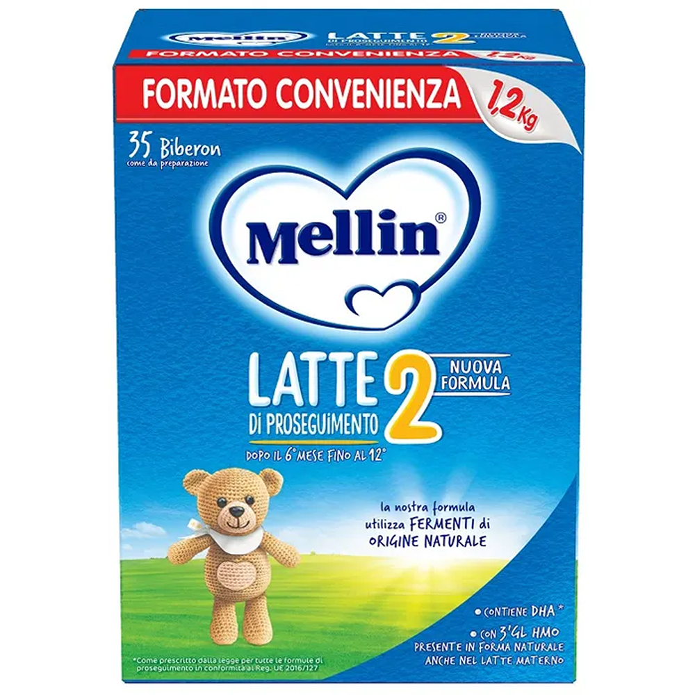 Mellin 2 Latte In Polvere Di Proseguimento 1200 gr