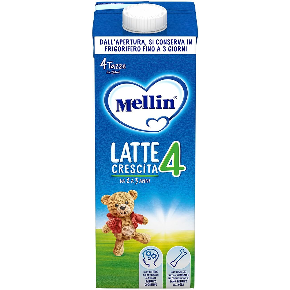 Mellin 4 Latte Liquido Di Crescita 1000 ml