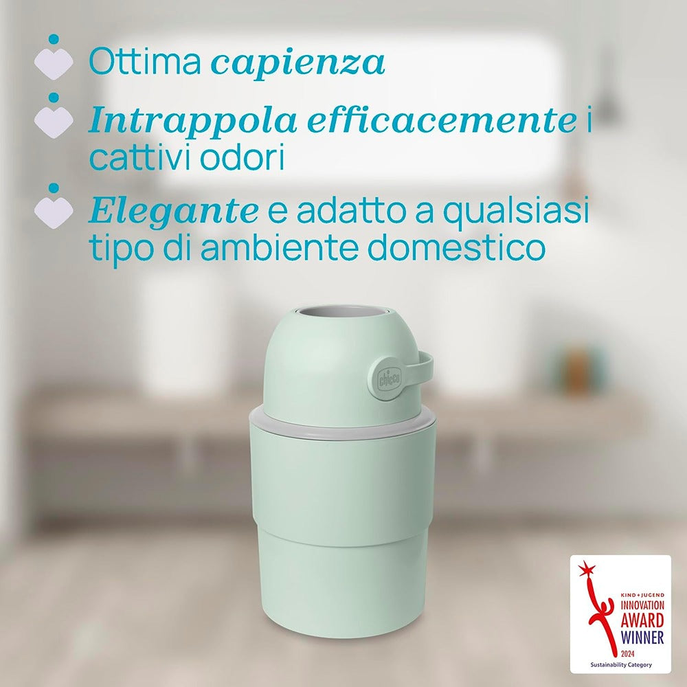 Chicco Mangiapannolini Telescopico Odour Off Verde