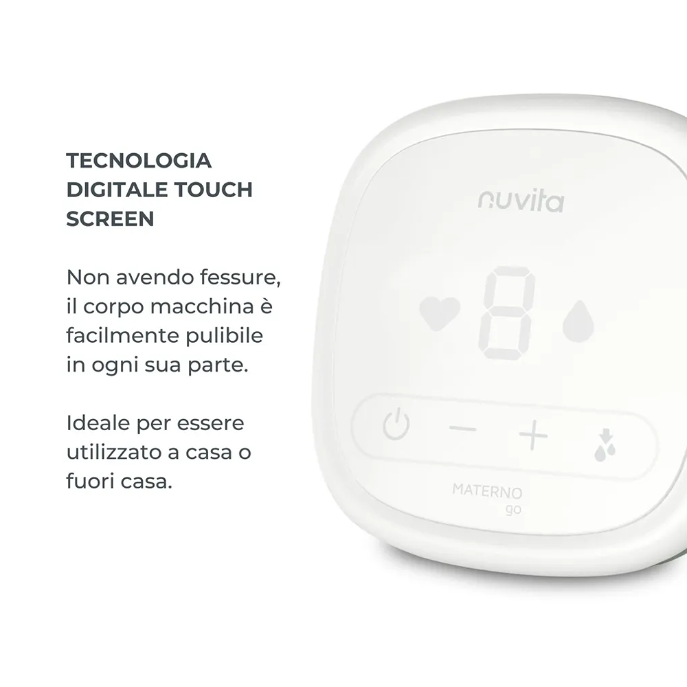 Nuvita Materno Go Tiralatte Elettrico Singolo A 2 Fasi