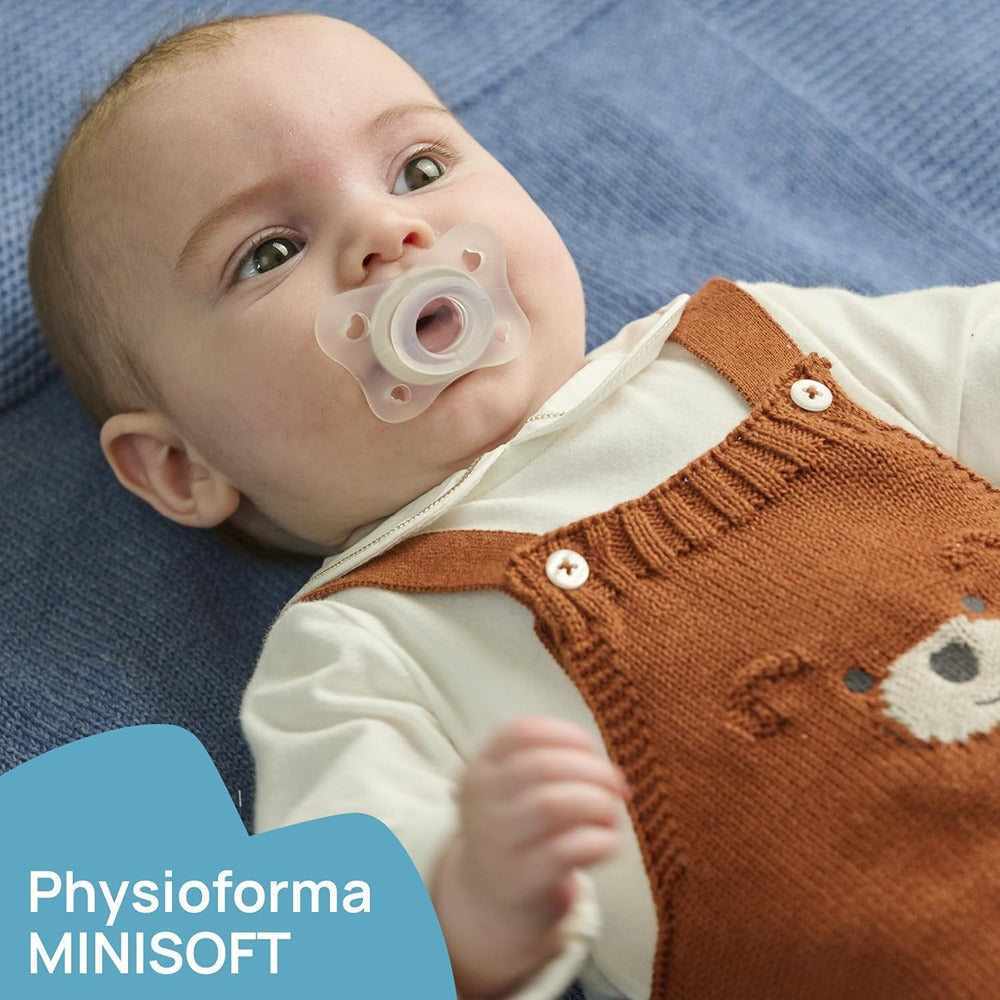 Chicco Gommotto Physioforma Mini Soft In Silicone Rosa 0-2 Mesi 2 Pezzi