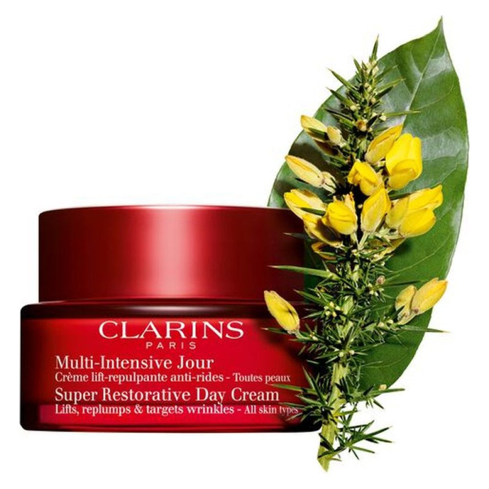 Clarins Multi-Intensive Crema Giorno Effetto Lifting Anti-Rilassamento E Anti-Rughe Tutti i Tipi di Pelle