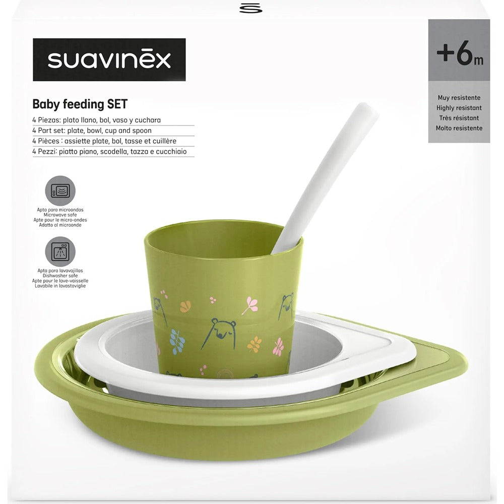 Suavinex My Family Set Svezzamento Verde 6+ Mesi