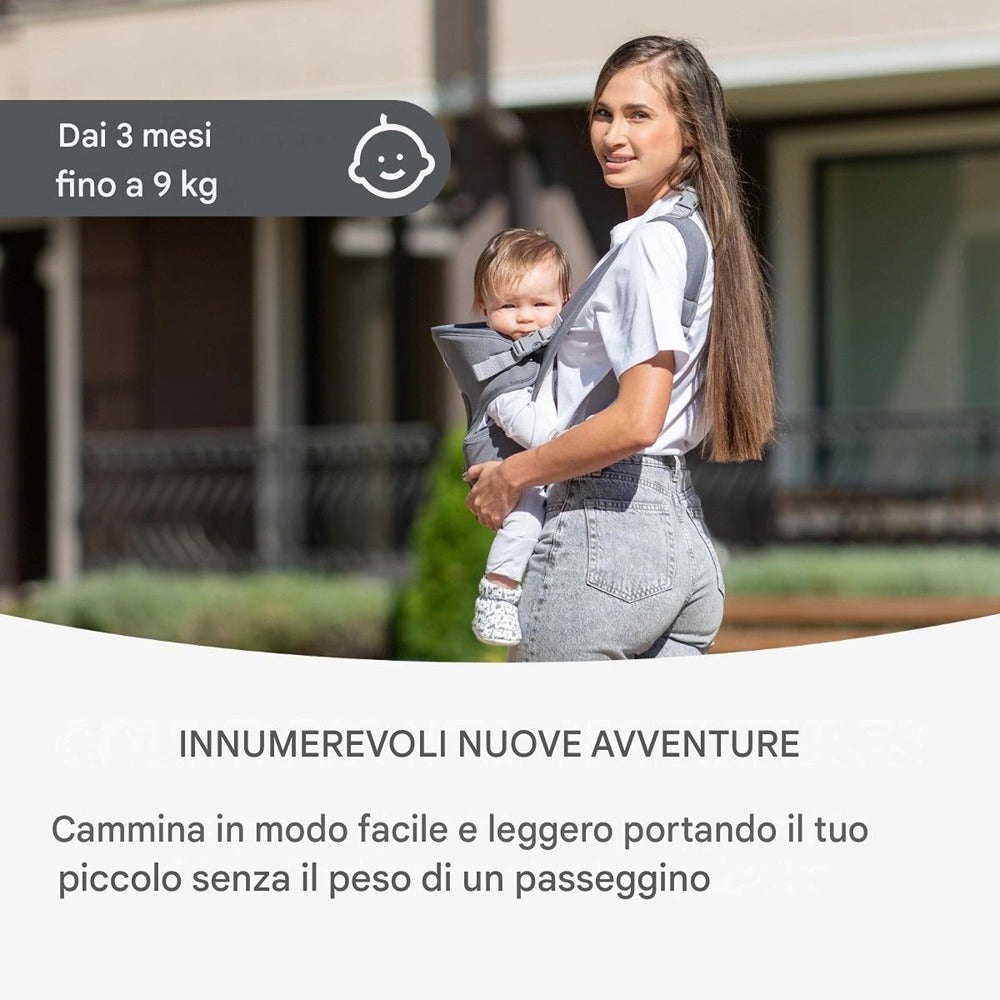 KikkaBoo Marsupio Tessuto Traspirante Myra Beige