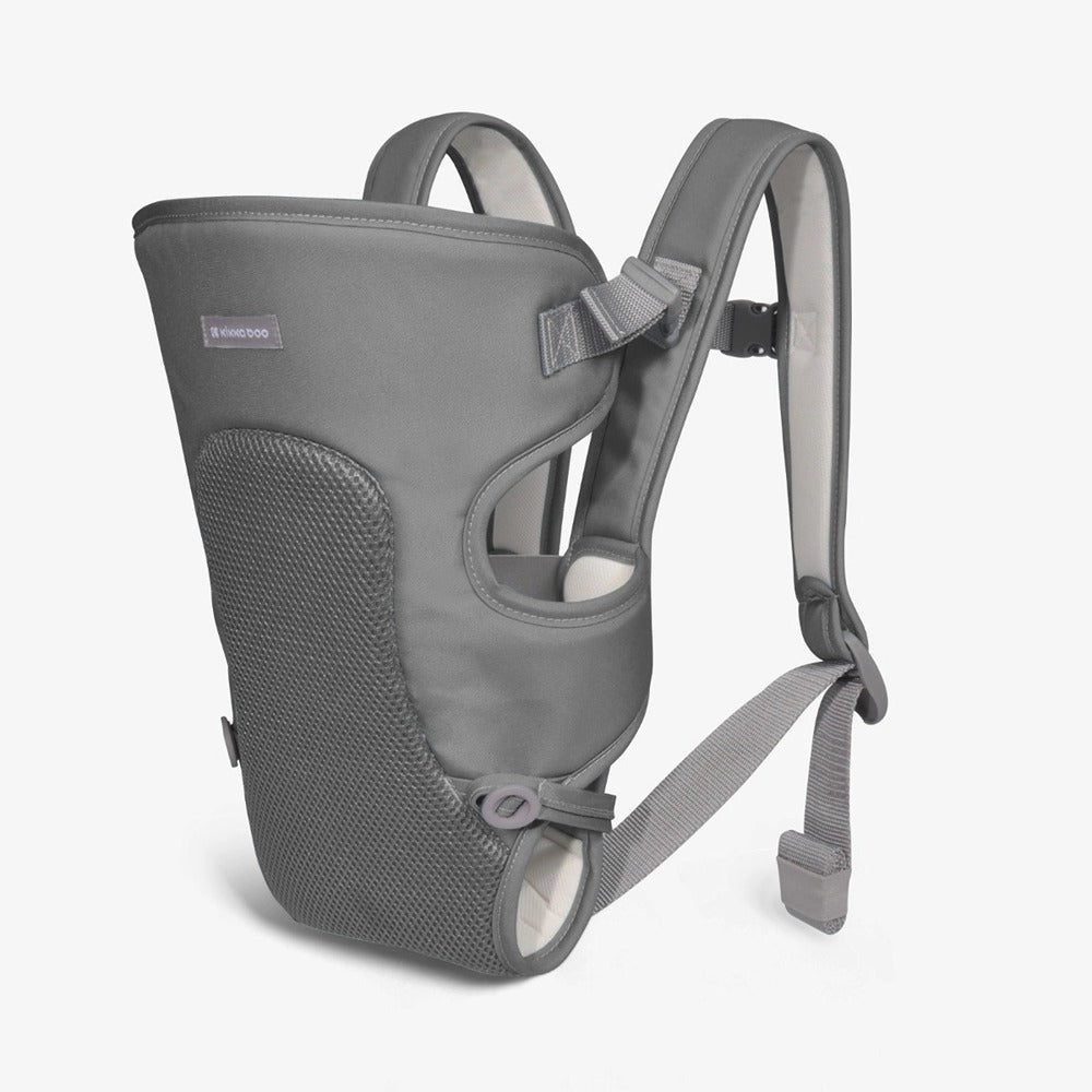 KikkaBoo Marsupio Tessuto Traspirante Myra Grigio