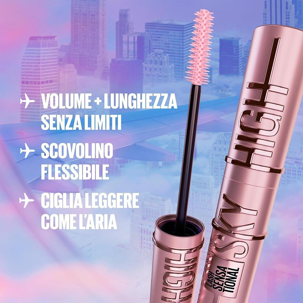 Maybelline Mascara Lash Sensational Sky High - Mascara Allungante E Volumizzante
