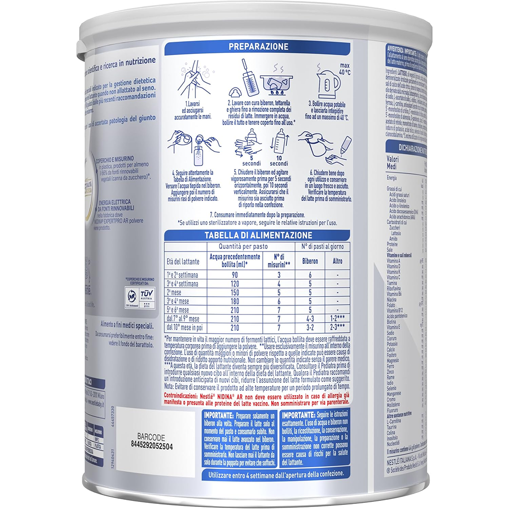 Nestlé Nidina Expert Pro AR 800 gr