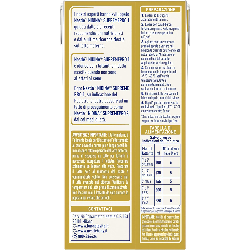 Nestlé Nidina Supreme Pro 1 Liquido 300 ml