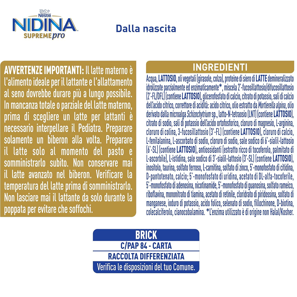 Nestlé Nidina Supreme Pro 1 Liquido 300 ml