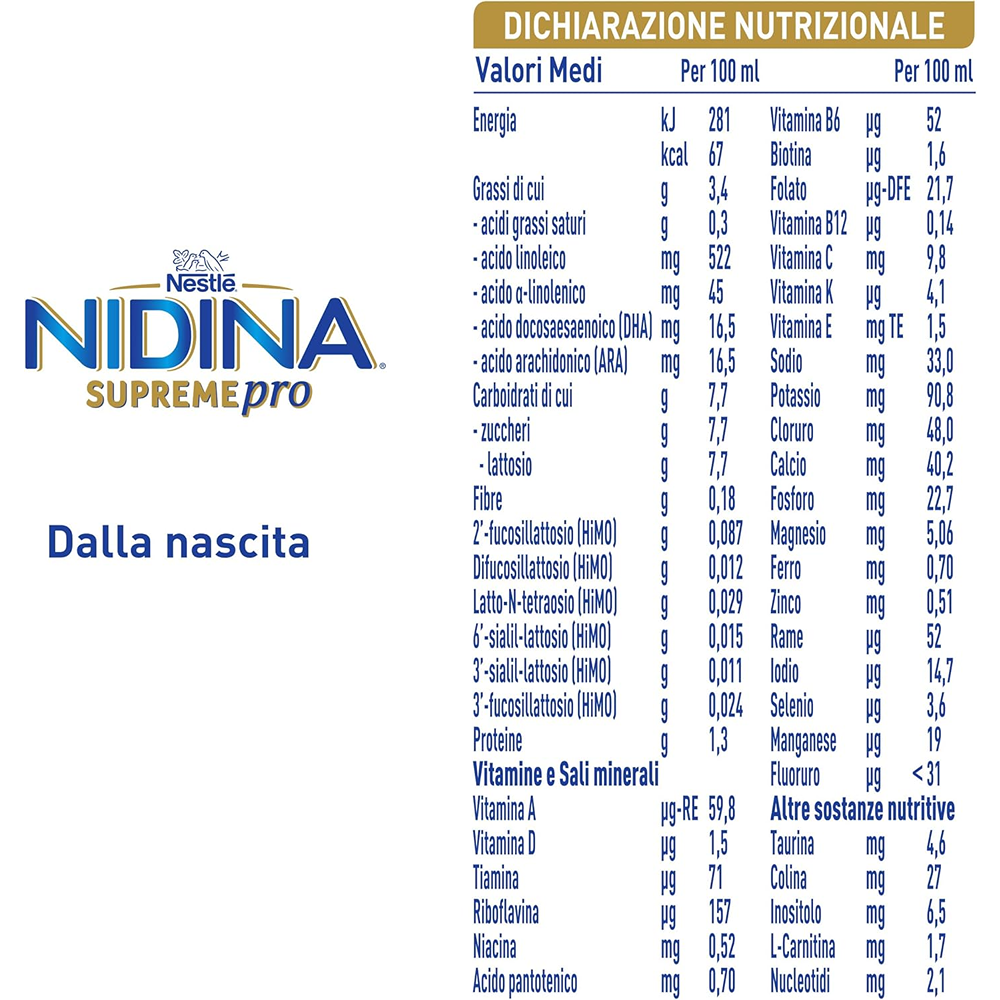 Nestlé Nidina Supreme Pro 1 Liquido 300 ml