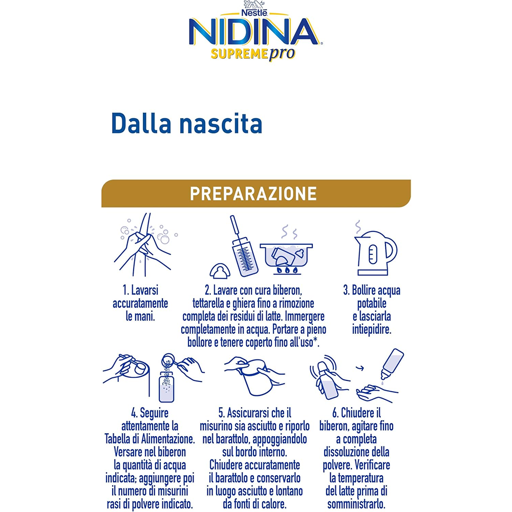 Nestlé Nidina Supreme Pro 1 Latte In Polvere Per Lattanti 400 gr