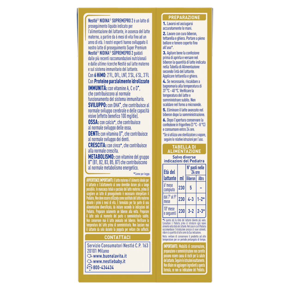 Nestlé Nidina Supreme Pro 2 Liquido 300 ml