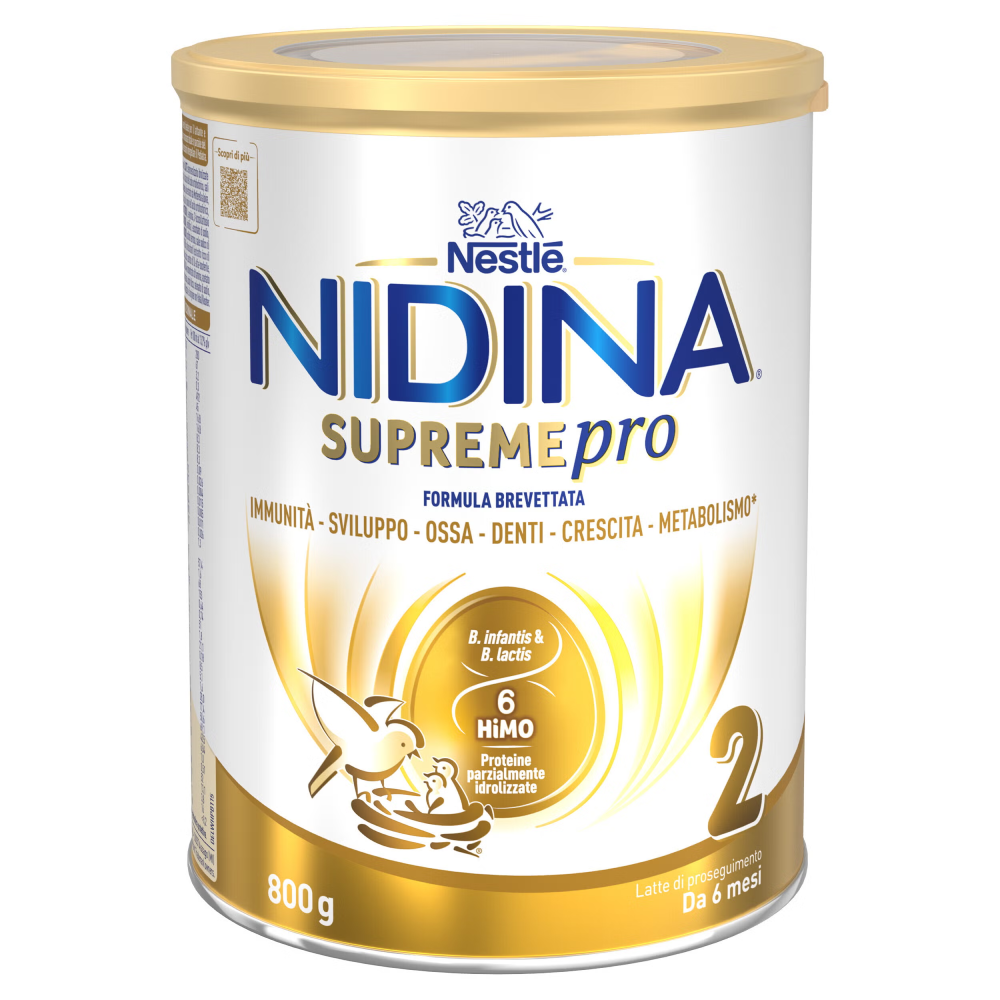 Nestlé Nidina Supreme Pro 2 Latte In Polvere Di Proseguimento 800 gr