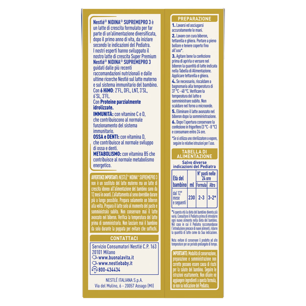 Nestlé Nidina Supreme Pro 3 Liquido 300 ml
