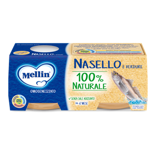 Mellin Omogeneizzato Nasello 2x80 gr