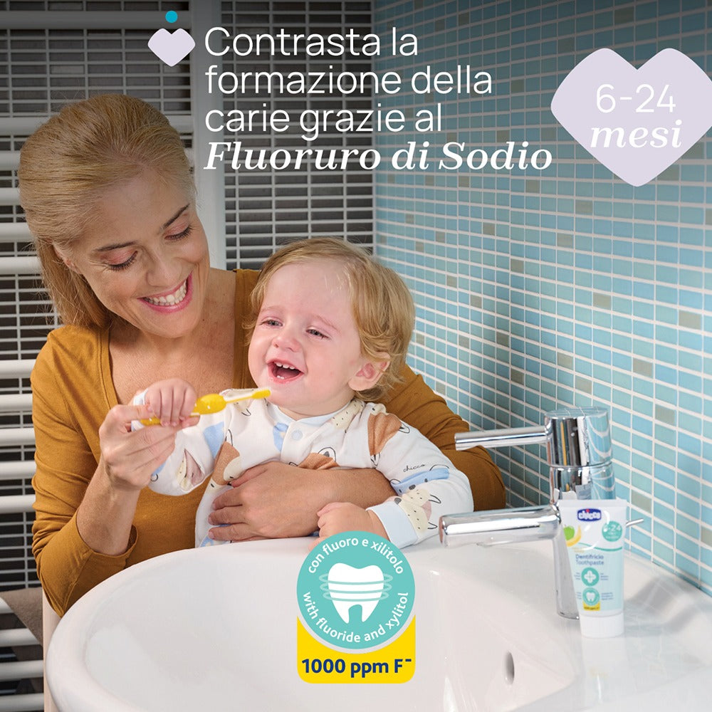 Chicco Dentifricio Mela Banana 50 ml 6-24 Mesi