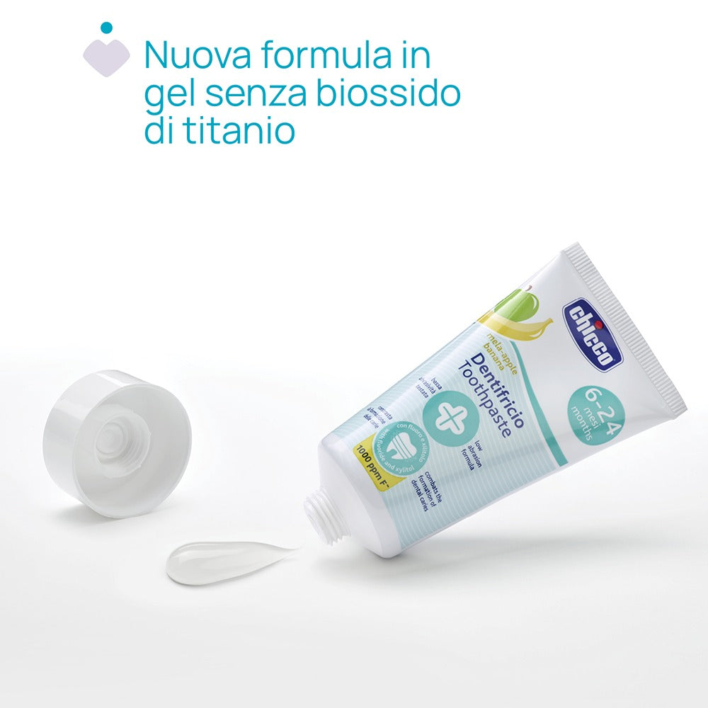 Chicco Dentifricio Mela Banana 50 ml 6-24 Mesi
