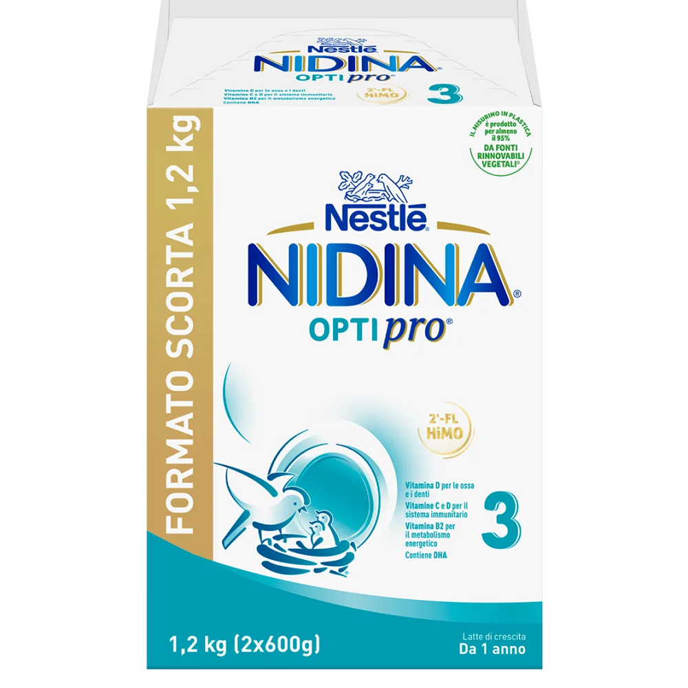 Nestlé Nidina Optipro 3 Latte In Polvere Di Crescita 1200 gr