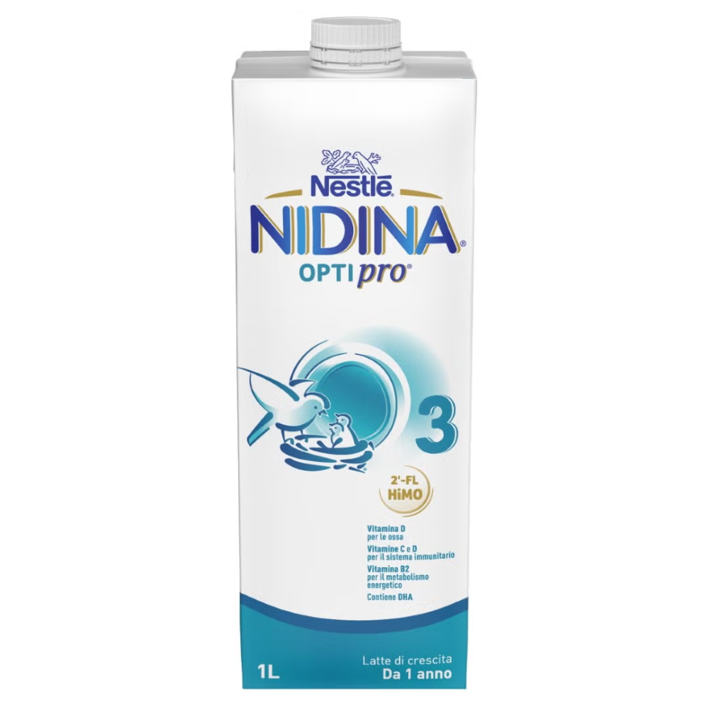 Nestlé Nidina Optipro 3 Latte Liquido Di Crescita 6x1000 ml