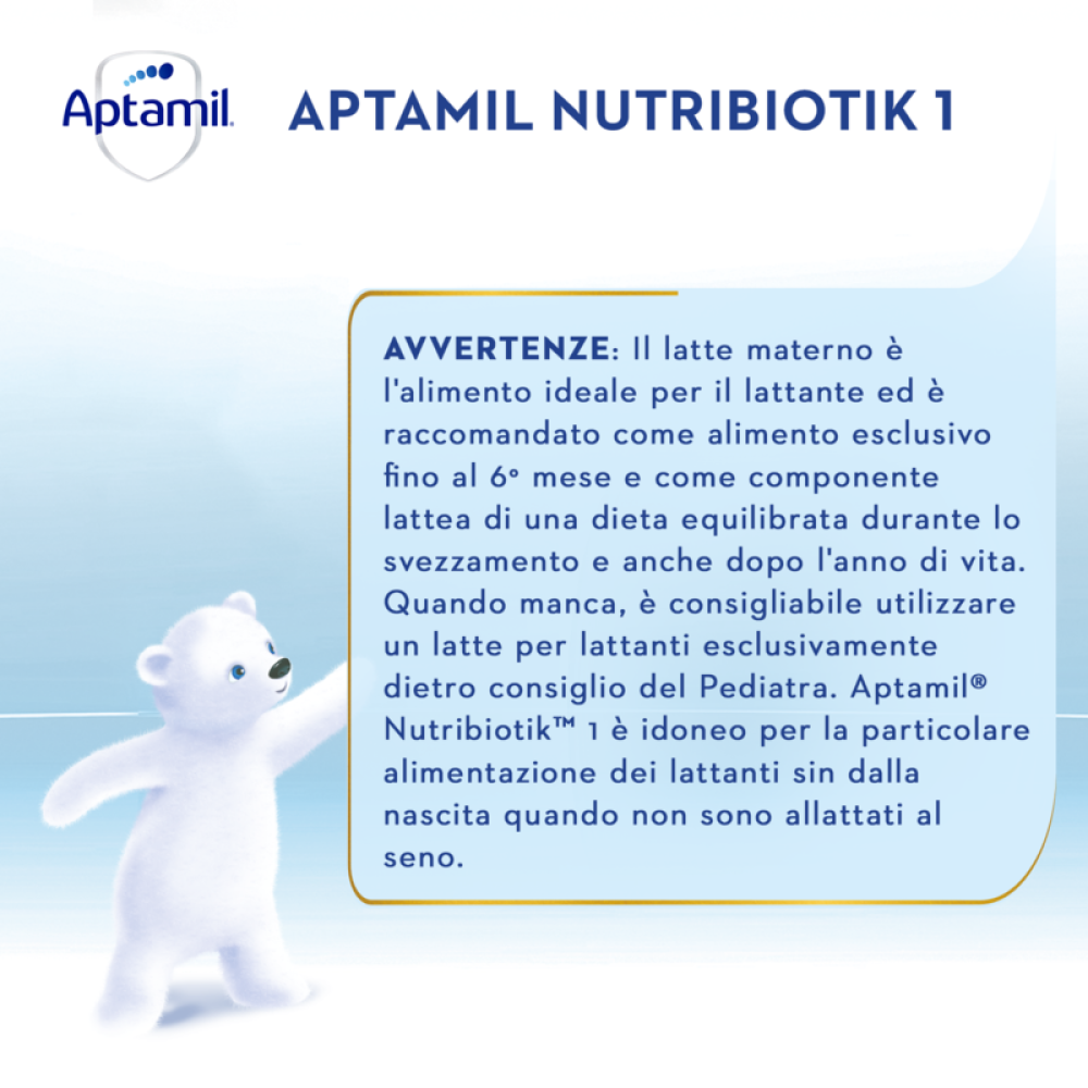 Aptamil Nutribiotik 1 Latte Liquido Per Lattanti 500 ml