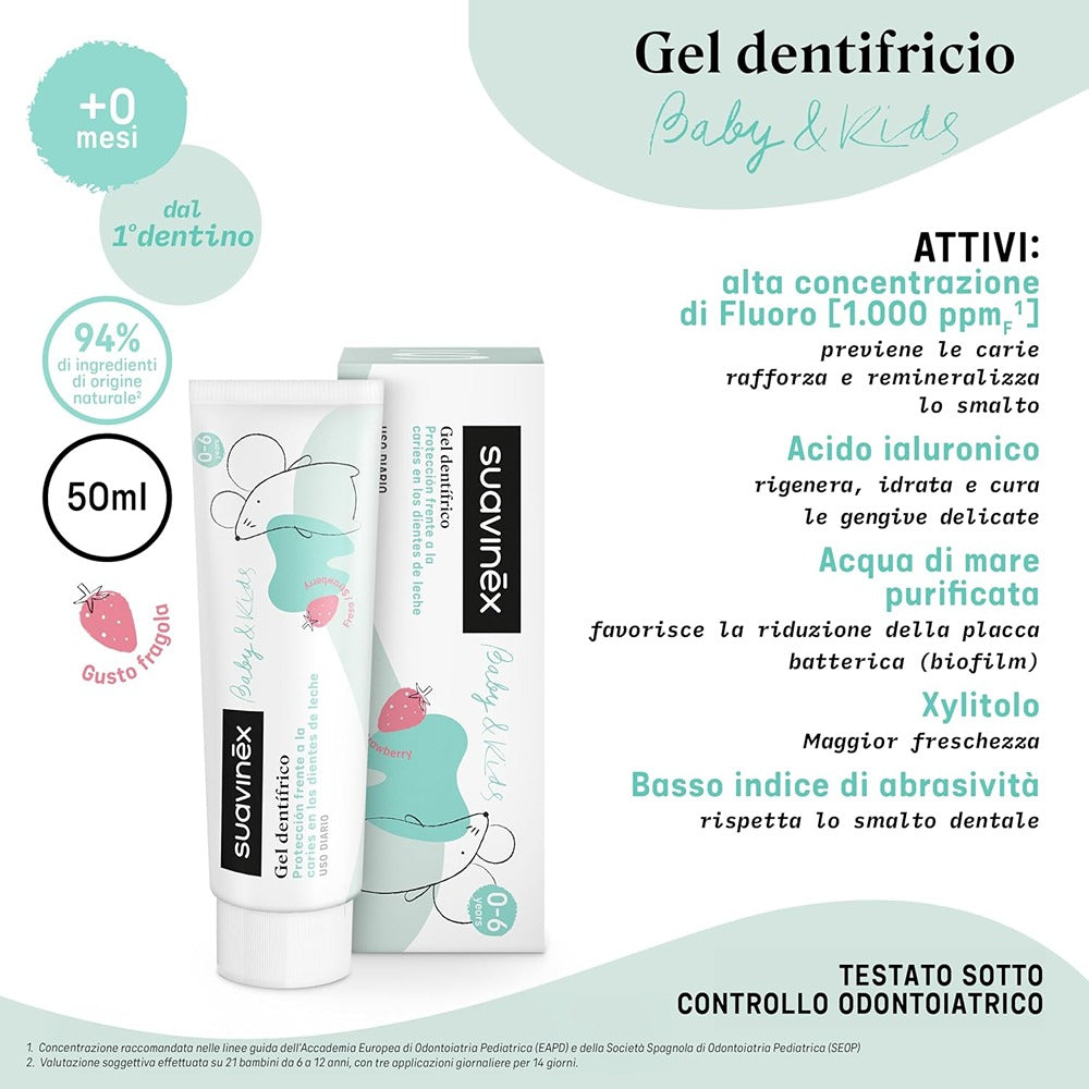 Suavinex Oralcare Il Mio Primo Set Di Igiene Orale  Azzurro 0+ mesi