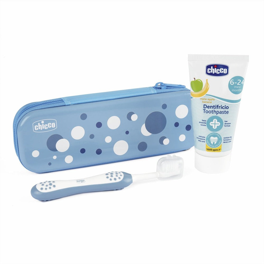 Chicco Set Primi Dentini Azzurro 6-36 Mesi