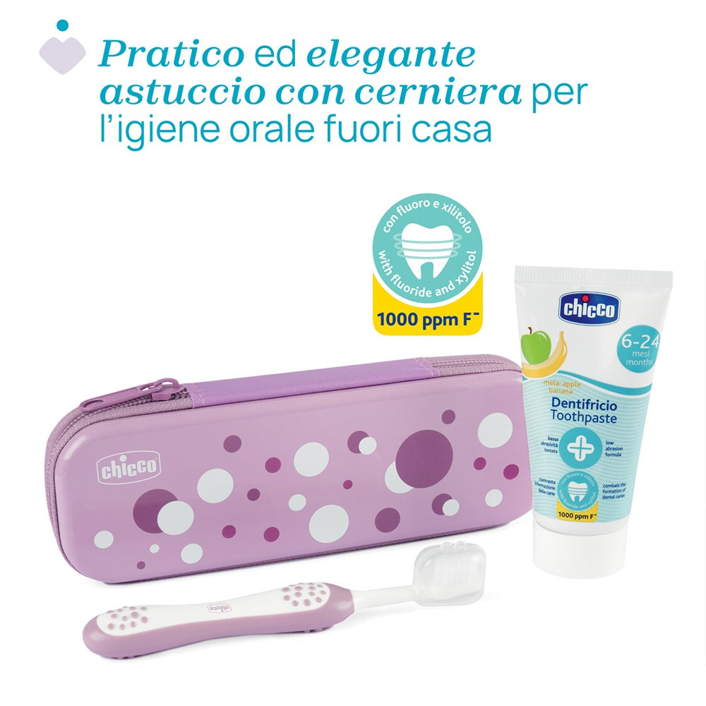 Chicco Set Primi Dentini Lilla 6-36 Mesi