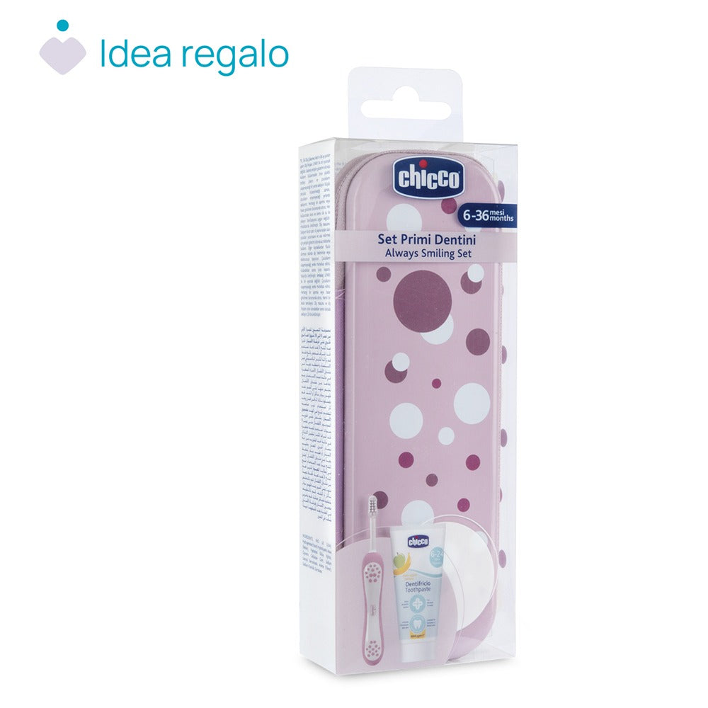Chicco Set Primi Dentini Lilla 6-36 Mesi