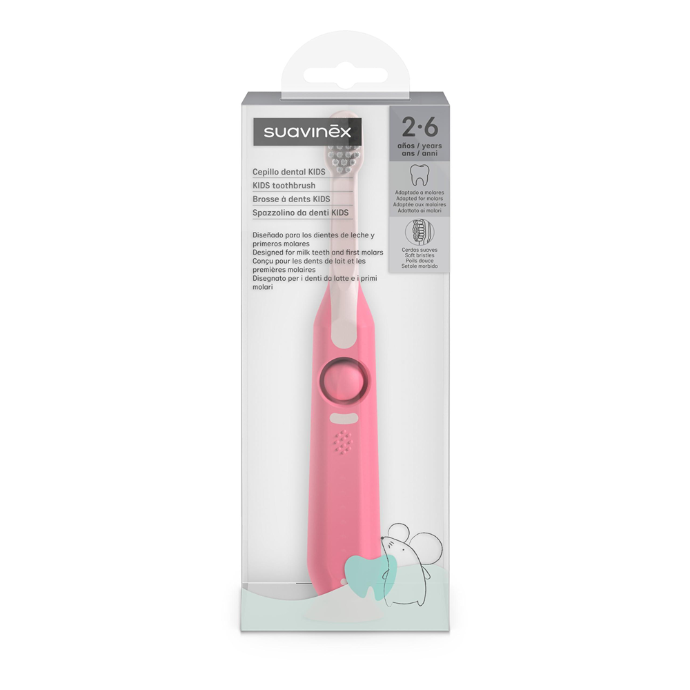 Suavinex Oralcare Spazzolino Kids Rosa 2-6 Anni