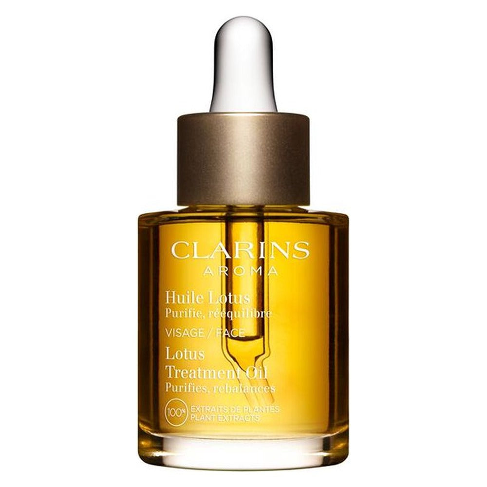 Clarins Huile Lotus - Olio Viso Pelle Mista O Grassa