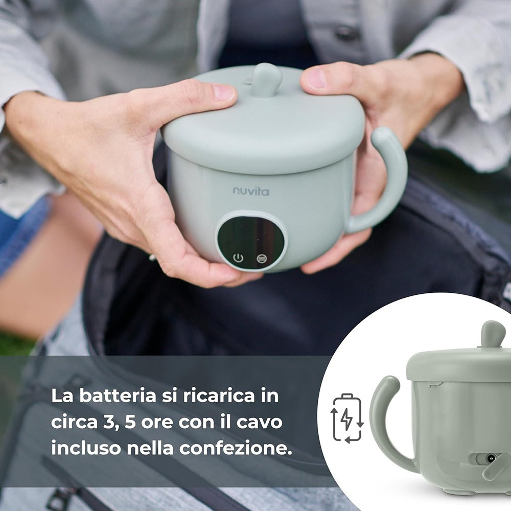 Nuvita Pappa'n'Go Scaldapappa Ricaricabile