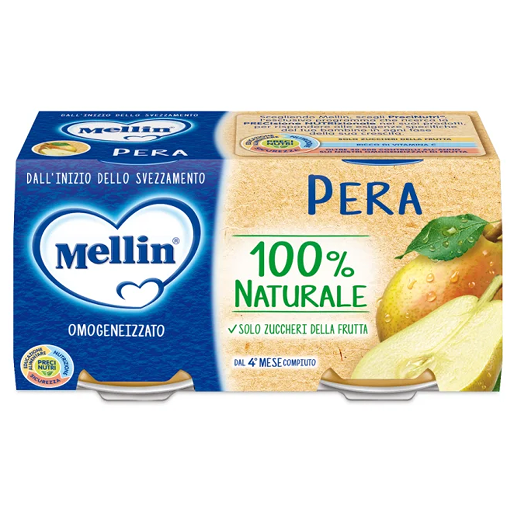 Mellin Omogeneizzato Pera 2x100 gr