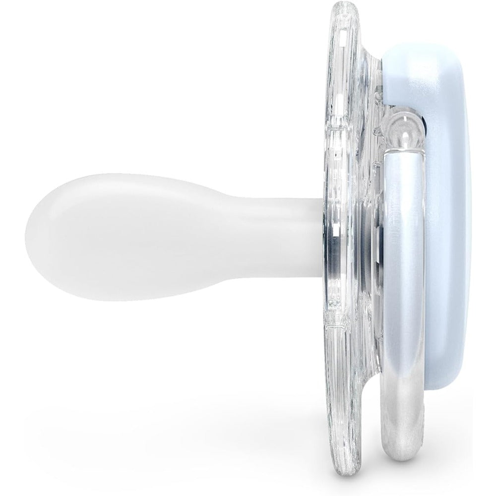Suavinex Poetry Succhietto Tettarella Fisiologica Silicone SX Pro Azzurro 0-6 Mesi