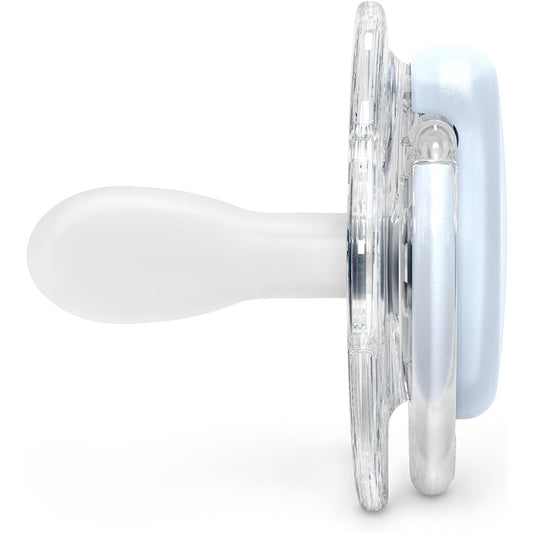 Suavinex Poetry Succhietto Tettarella Fisiologica Silicone SX Pro Azzurro 0-6 Mesi