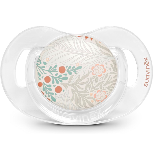 Suavinex Poetry Succhietto Tettarella Fisiologica Silicone SX Pro Neutro 18+ Mesi