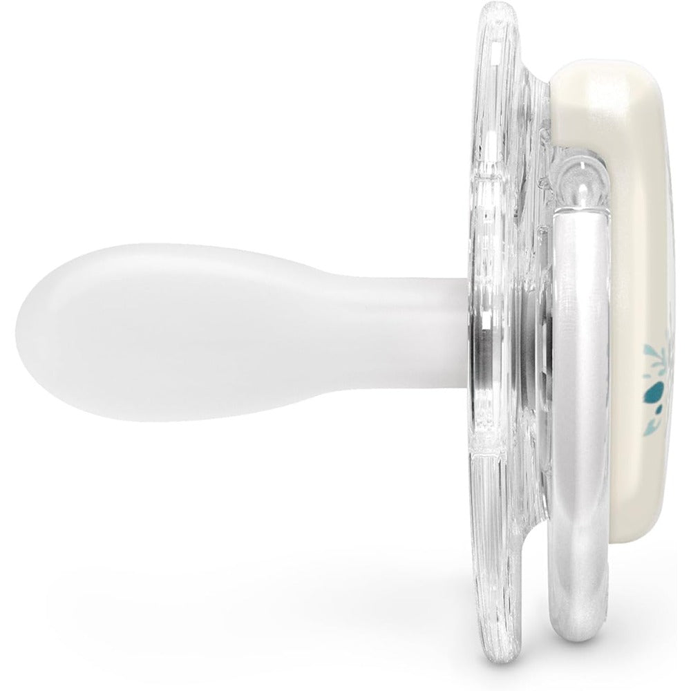 Suavinex Poetry Succhietto Tettarella Fisiologica Silicone SX Pro Azzurro 6-18 Mesi