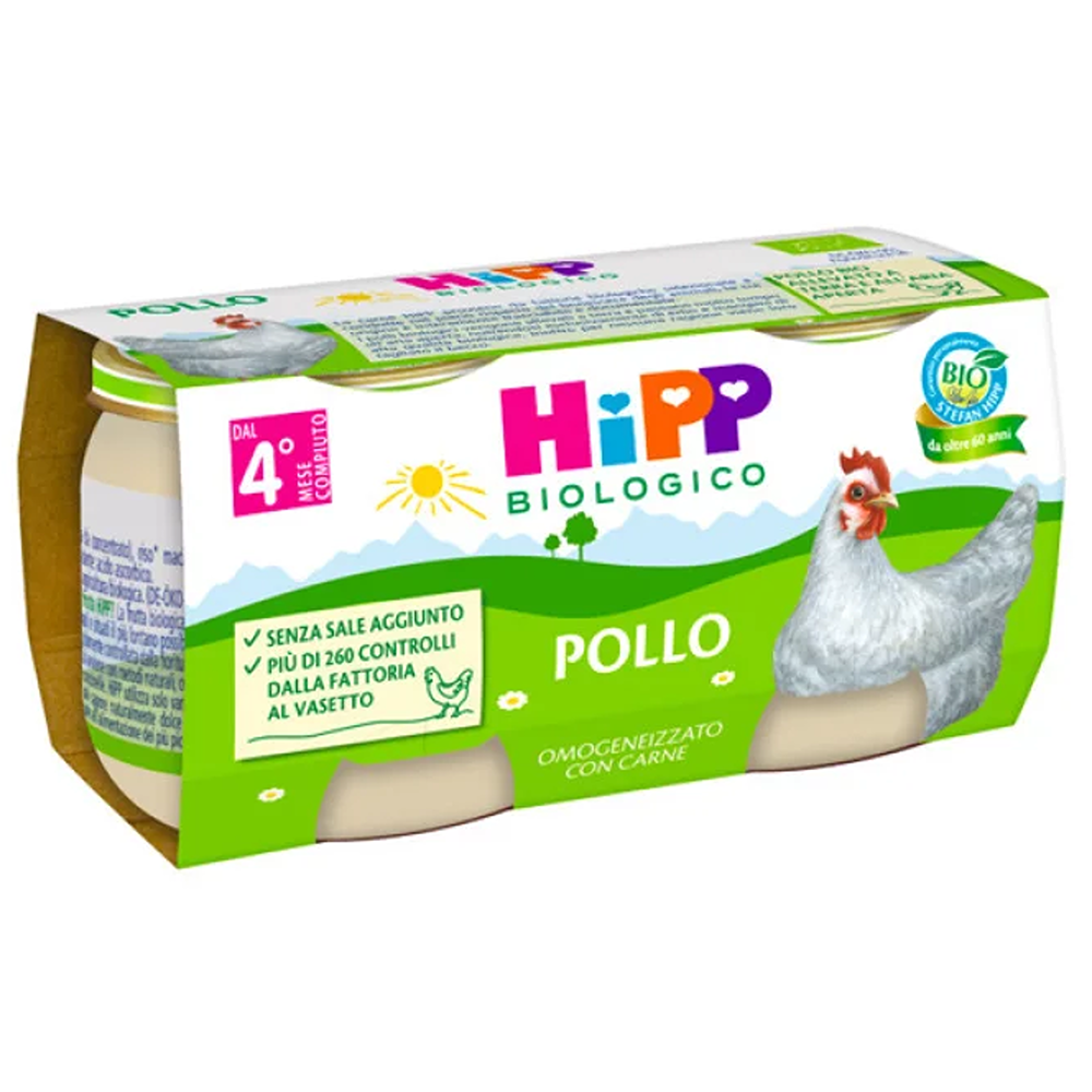 HiPP Omogeneizzato Pollo 2X80 gr