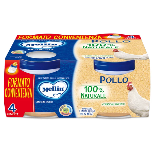 Mellin Omogeneizzato Pollo 4x80 gr