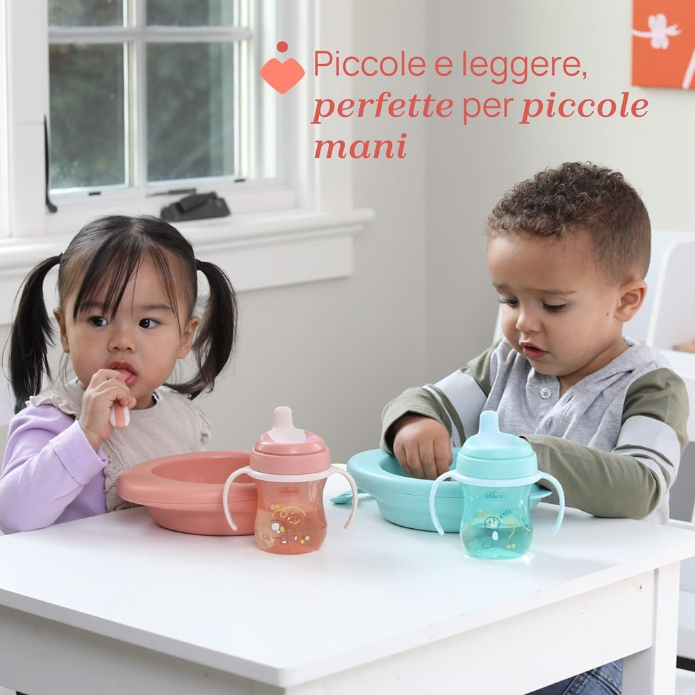 Chicco Posate In Acciaio Inox Grigio 18+ Mesi