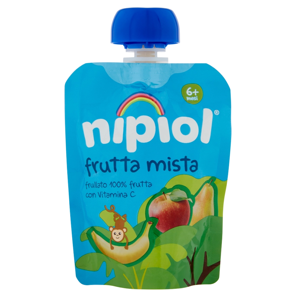Nipiol Pouch 100% Frutta Mista 85 gr