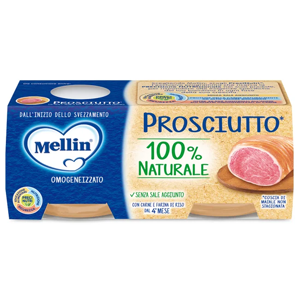 Mellin Omogeneizzato Prosciutto 4x80 gr