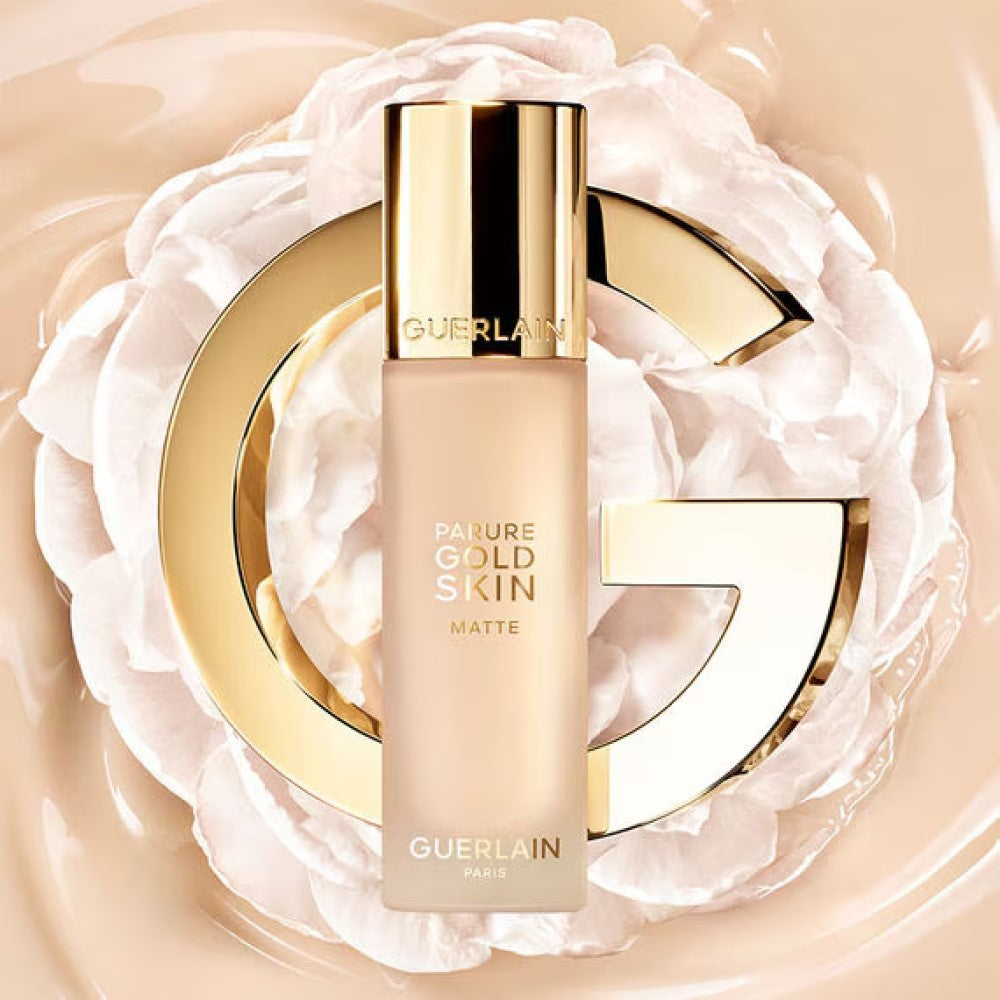 Guerlain Parure Gold Skin Matte – Fond de Teint Haute Perfection Sans Transfert - Trattamento & Tenuta 24 Ore