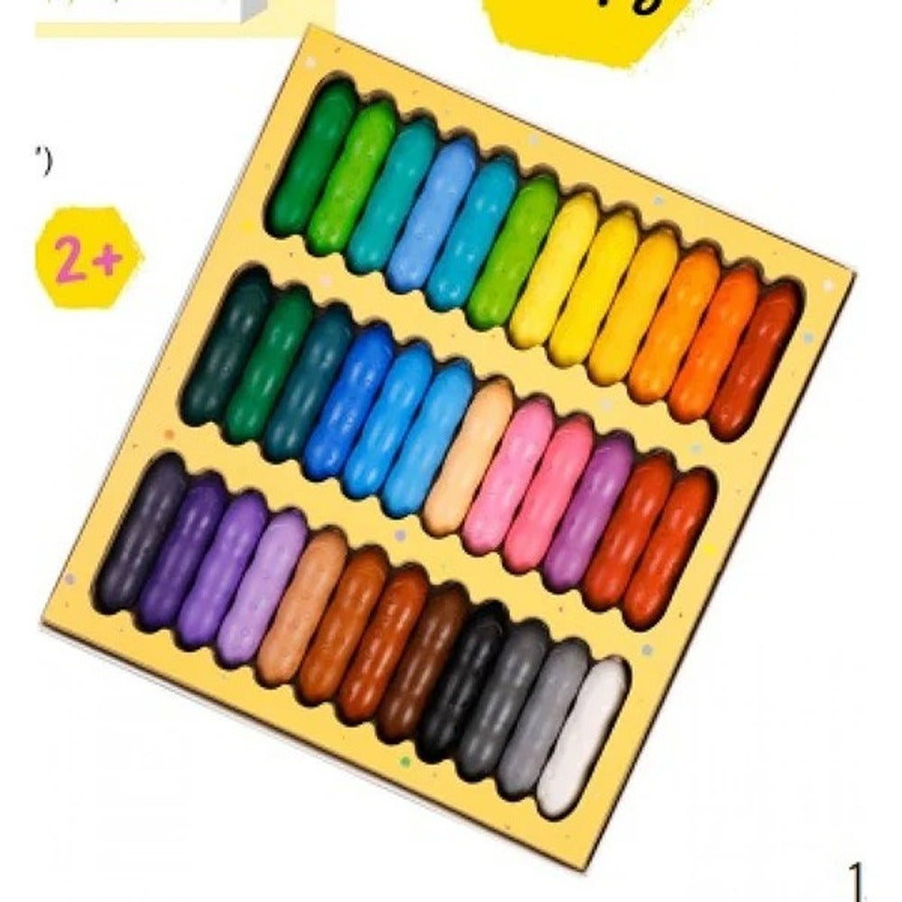 Haku Yoka Happy Pea Pod 36 Colori Pastelli Con Cera D'Api