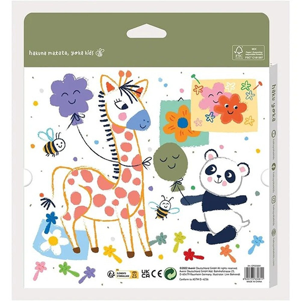 Haku Yoka Smile Crayons 12 Colori Pastelli Con Cera D'Api
