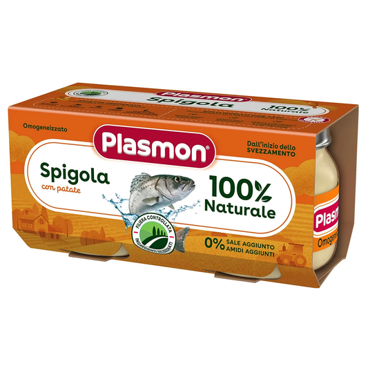 Plasmon Omogeneizzato Pesce Spigola E Patate 2x80 gr