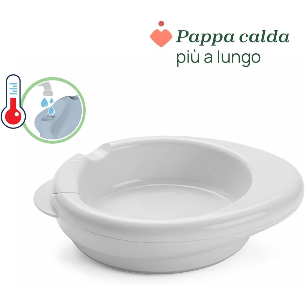 Chicco Warmy Piatto Pappacalda Azzurro 6+ Mesi