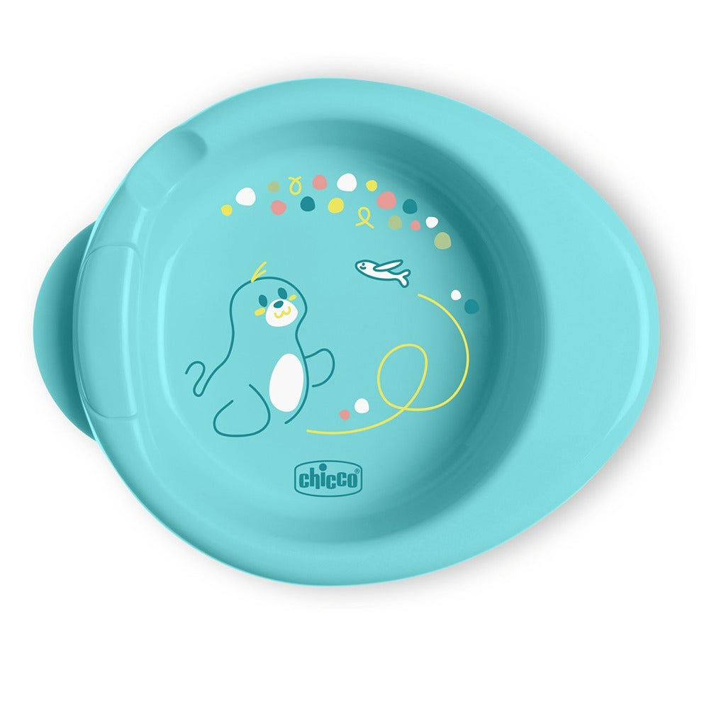 Chicco Warmy Piatto Pappacalda Azzurro 6+ Mesi