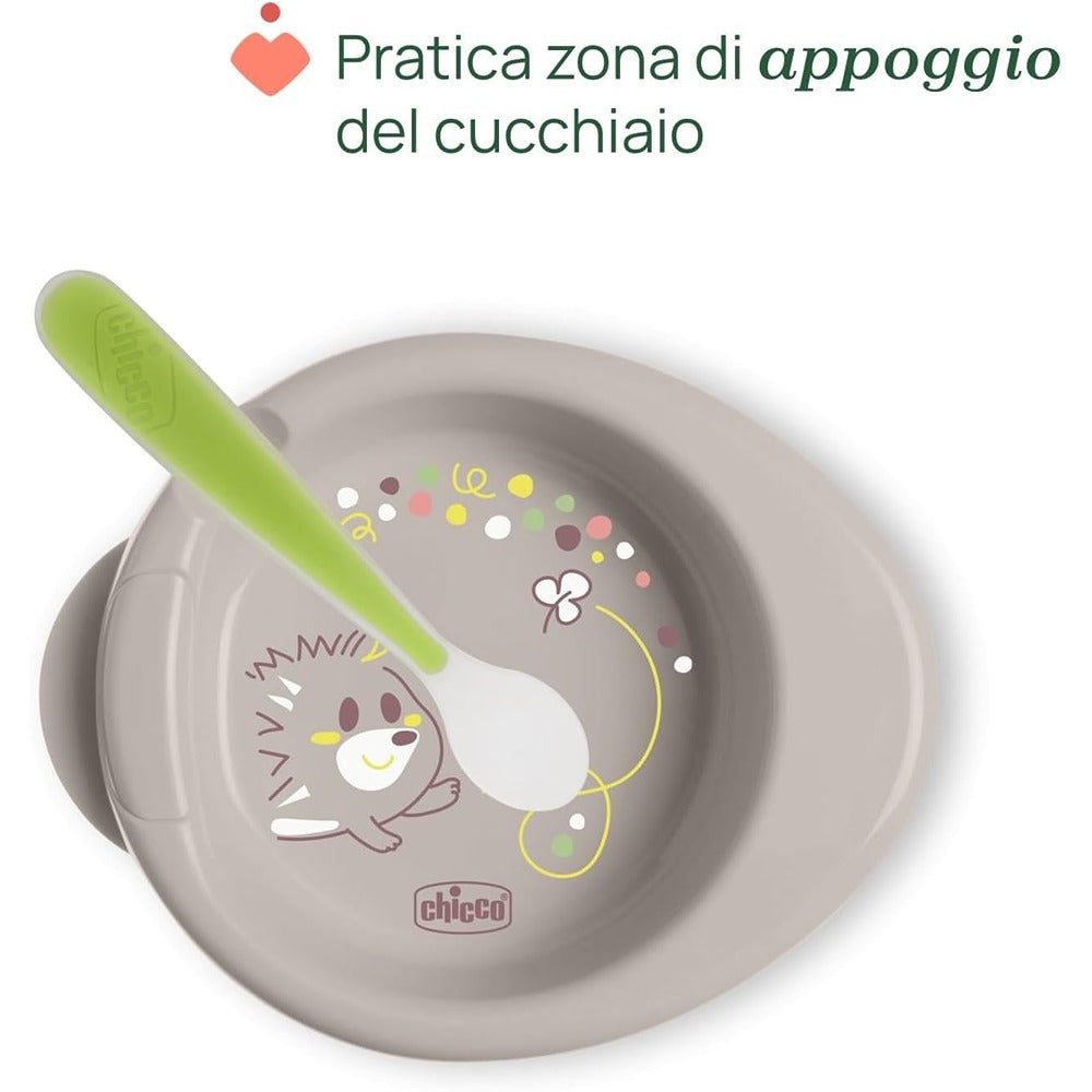 Chicco Warmy Piatto Pappacalda Grigio 6+ Mesi